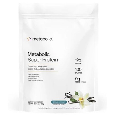 Metabolic Super Protein Complete 5-in-1 Shake Creamy Vanilla 15 Servings $54