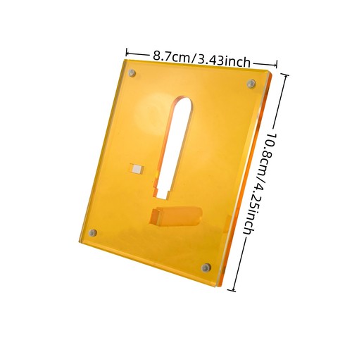 Magnetic Acrylic Display Frame Photo Album Showcase with Exclamation Mark Stand - Picture 3 of 10