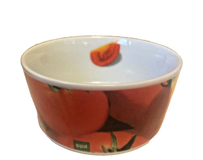 ppd Porzellan Germany Porcelain Cereal Bowl Red Tomato image Salad Dish 5'' x 2''