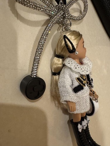 Barbie Chelsea Keyring Back Charm CC12W Used Collectible Clear White - Picture 16 of 20