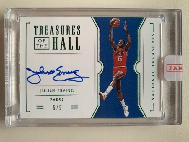 Julius Erving Philadelphia 76ers Basketball Autographed Sports