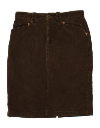 Polo Ralph Lauren Damen Cord Rock US 2 XS W28 Braun Baumwolle BY09