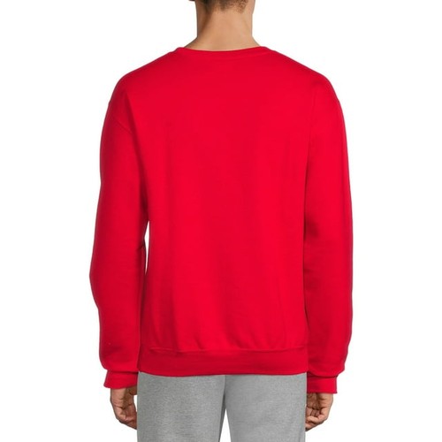 Athletic Works Felpa Uomo Più Pile, Rosso Taglia 3XL (54-56) - Foto 4 di 4