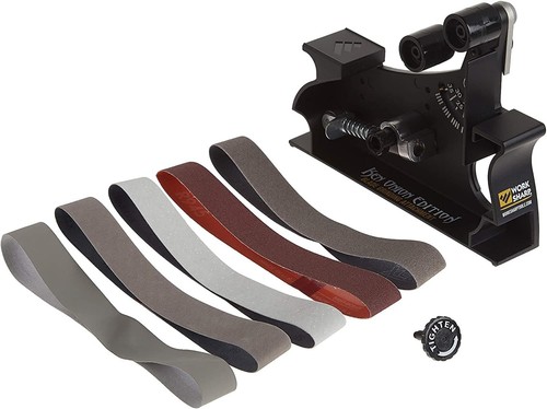 Knife & Tool Sharpener Attachment - Coarse & Extra Fine Grit - Picture 8 of 12