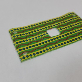 EUC LEGO Elephant Caravan Saddle Cloth Rectangle 6x12 Wavy Pattern 43905 7414