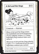 A Girl and Her Dogs - 515 - NM Mystery Booster 2 Playtest Cards (MB2PC)
