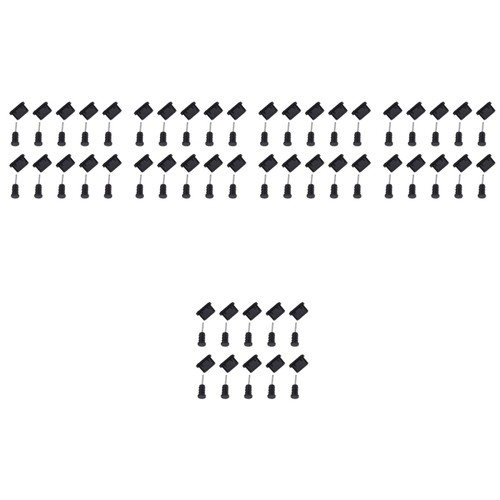  50 Paar Stecker Langlebig Typ Funktional USB Anti Port Stecker Abdeckung Stecker für (Schwarz - Bild 1 von 12