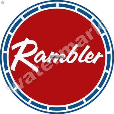 Rambler Round Metal Sign 2 Sizes To Choose From