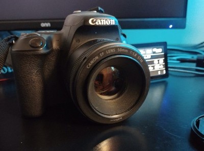 Canon Rebel SL2 24.2MP Digital SLR DSLR Camera With Canon EF 50mm 1.8 STM Lens