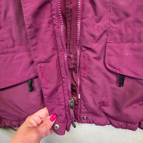 LL Bean Jacket Womens S Purple Parka Hooded PrimaLoft Insulated Gorpcore Outdoor - Picture 12 of 24