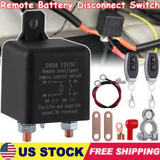 Interruptor de desconexión aislador maestro de apagado de energía de batería de automóvil con control remoto