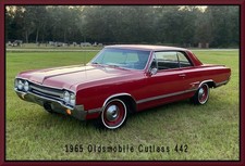 1965 Oldsmobile Cutlass 442 Coupe Toolbox - Refrigerator Magnet 42 Mil 1965 Oldsmobile Cutlass 442 Coupe Toolbox - Refrigerator Magnet 42 Mil