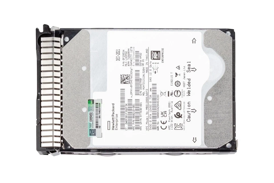 HPE 12TB 12G SAS HDD 7.2k 3.5 Inch LFF Server Hard Drive 512e Business Critical - Image 4 of 4