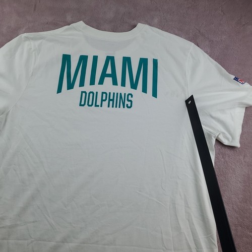The Nike Tee T-Shirt Miami Dolphins NFL Football Mens 2XLarge White Dri-Fit - Picture 17 of 20