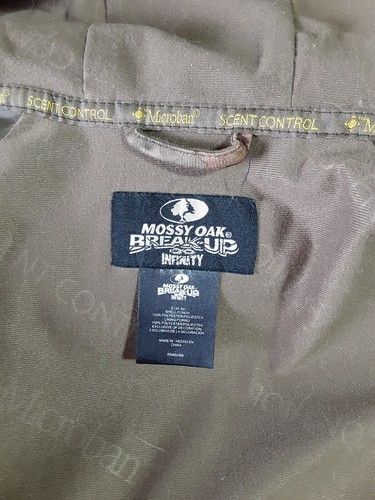 Mossy Oak Break Up Infinity Jacket Small(34-36) Hunting Camouflage Scent Control - Picture 8 of 8