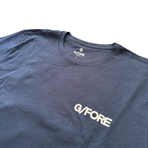 G/Fore T-Shirt Graphic Cotton Short Sleeve Wreath Logo Twilight Men’s Size Large - Picture 2 of 9