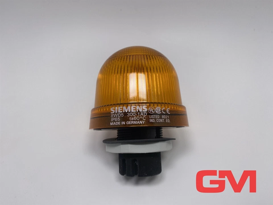 Siemens Einbauleuchte Dauerlicht 8WD5300-1AD Integrated signal lamp 12-230V gelb - Bild 4 von 4