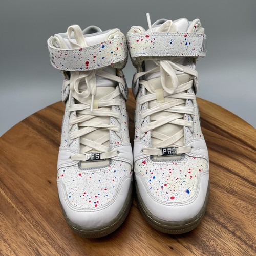 Nike Revolution Sky Hi Women's Size 9 US 633525-100 Paint Splatter Hidden Wedge - Picture 2 of 8
