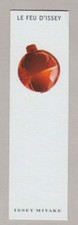 Carte publicitaire - advertising card - Le feu  d'Issey Miyaké