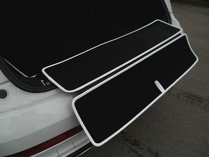 RAND ORANGE NEU Laderaummatte Gummi Kofferraummatte für Skoda Karoq