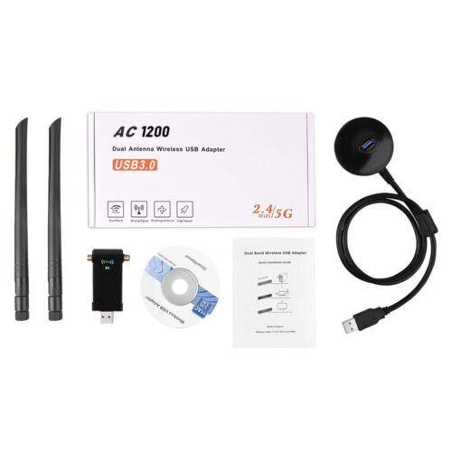 WLAN Adapter USB 3.0 Stick 1800Mbps WiFi Dual Band 5GHz Antenne PC Bluetooth DE - Bild 34 von 48