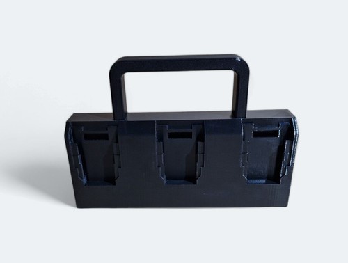 6-Slot Battery Holder Caddy - Durable Basket Carrier for DeWALT - Picture 3 of 3