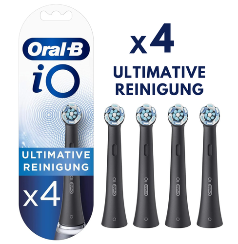 8 Pack For Oral-B iO Ultimate Clean Replacement Brush Heads Black and White - Picture 12 of 13