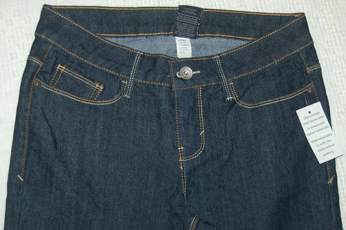 Womens Cuffed Denim LowRise CARPI JEANS Size 4 FADED GLORY 30x21 - Picture 3 of 3