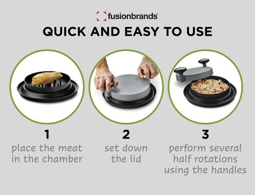 Máquina trituradora de carne FusionBrands - alternativa fácil de usar a la trituradora de carne de garras de oso - Imagen 4 de 7