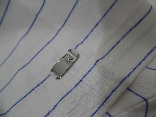 Neu mit Etikett Nike Tiger Woods Golfshirt Herren Gr. XL weiß blau gestreift - Bild 9 von 11