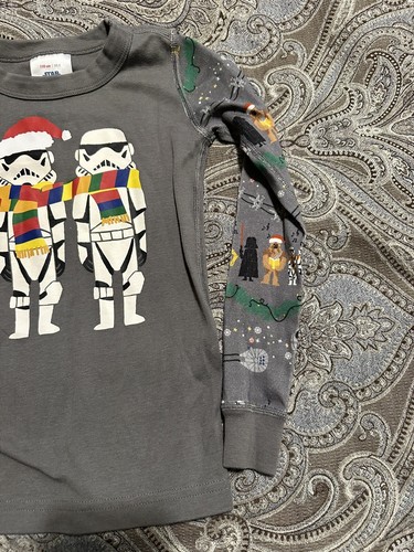 Youth Hanna Andersson Star Wars Storm Troopers Long Sleeve Pajama Top 110cm 5 - Picture 4 of 5