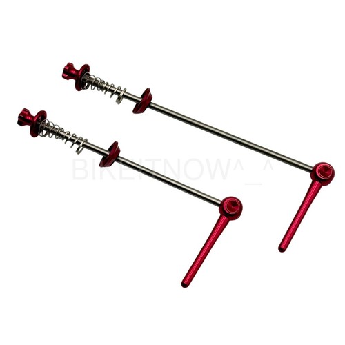 Ti Quick-Release 44g WHEELSMITH Skewers 7075 Lever Road/Cyclocross Bike Red - Picture 8 of 10