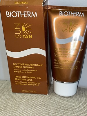BIOTHERM TINTED SELF-TANNING GEL NATURAL-LOOKING PROGRESSIVE TAN FOR LEGS 3.4OZ