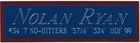 NOLAN RYAN RANGERS NAMEPLATE FO AUTOGRAPHED Signed BAT-Baseball-JERSEY-PHOTO-CAP