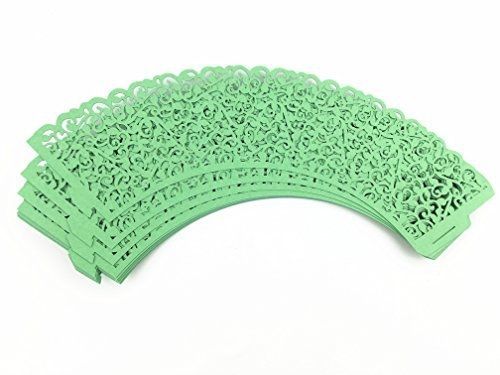 25-100 Filigree Vine Cupcake Wrappers Cases Gift Xmas Wedding Birthday Cake UK - Picture 9 of 16