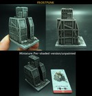 FROSTPUNK Brettspiel Miniatur Gelände Diorama GLAUBENSWÄCHTER unbemalt + KARTE