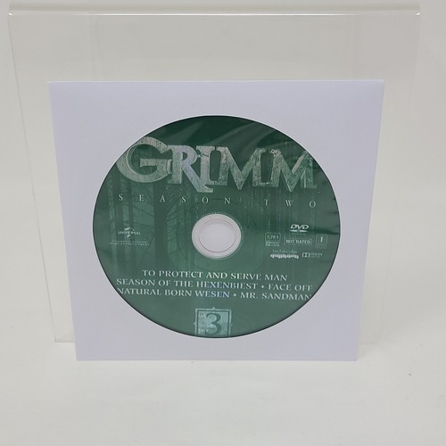 Grimm Season Two 2 DVD Replacement Disc 3 TV Show - Afbeelding 1 van 3