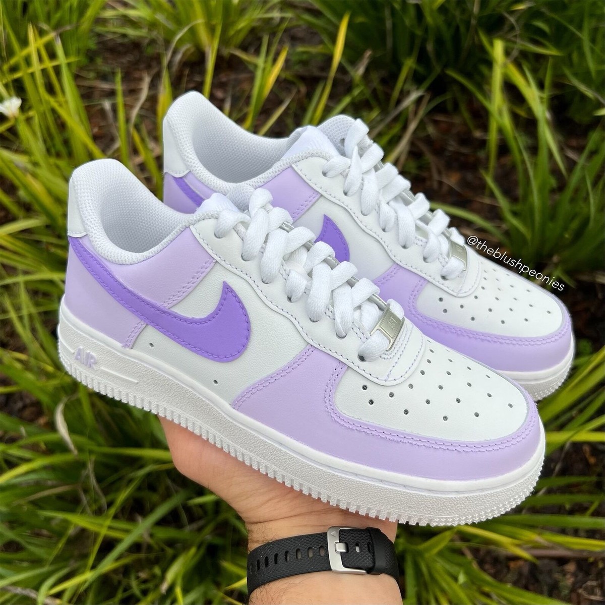 Nike Air Force 1 Low Custom Gray Swoosh AF1 Unisex Shoes for Men Women