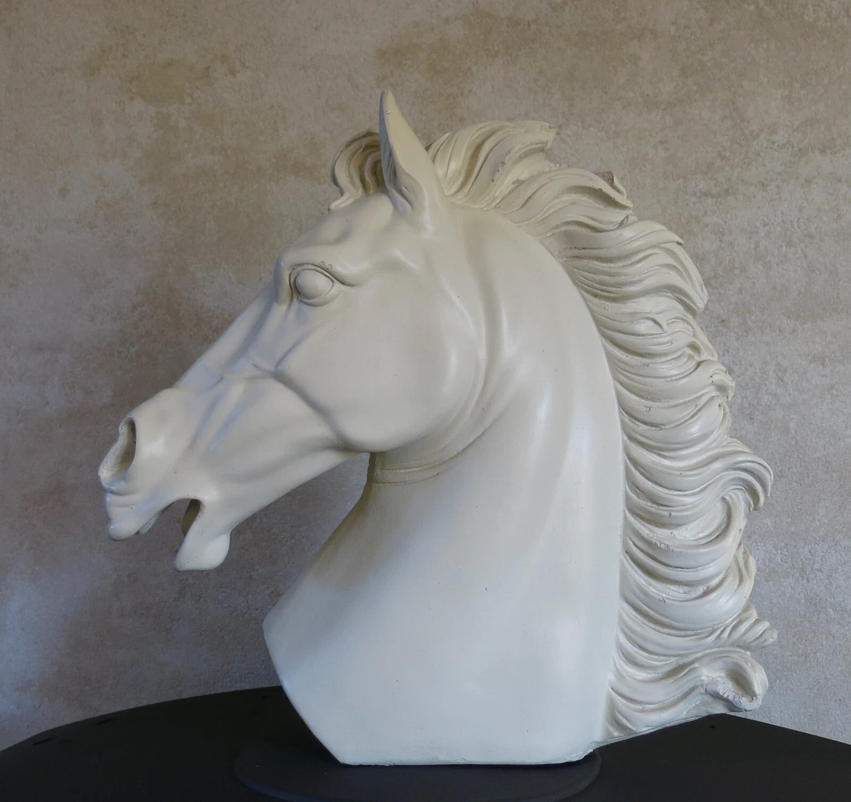 🐴 Buste Tête De Cheval En Fonte – 17 Pouces (43 Cm) – Déco Maison Fermière – Cast And Bloom