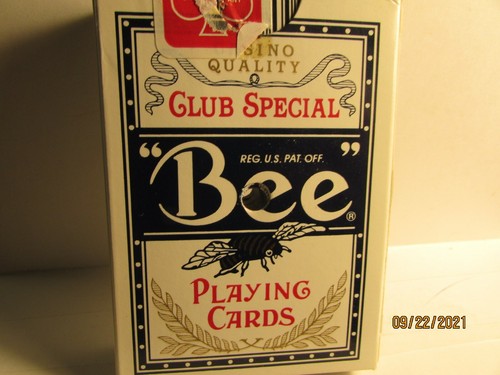 TROPICANA - ATLANTIC CITY CASINO PLAYING CARDS BLUE Bee # 92-used in casino - Picture 2 of 3