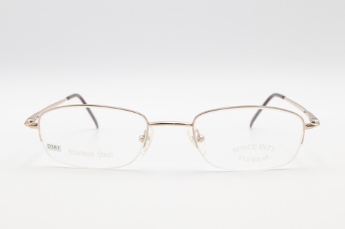 Royce Int'l Eyewear N-11 Gold (Col. #1) 52-21-140 Half Frames Flex Hinge SS D367 - Picture 2 of 14