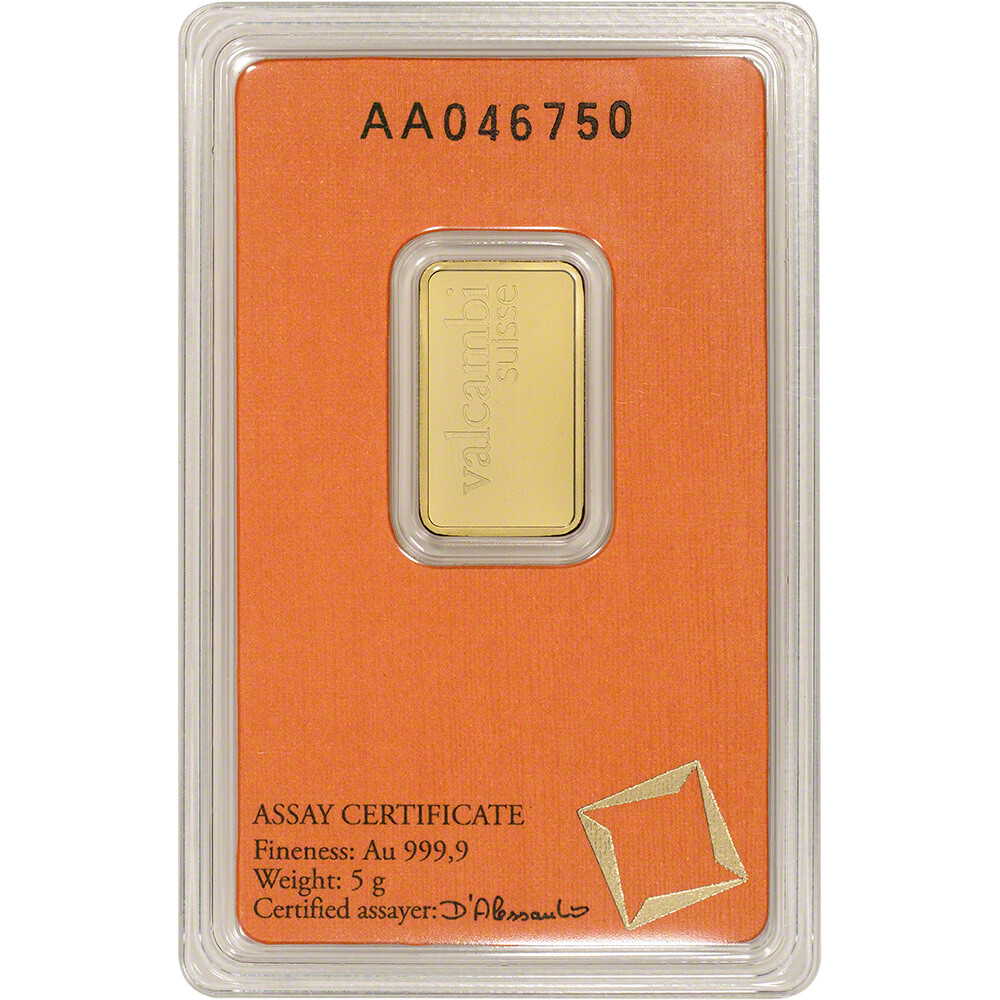 【タイムセール】birbiraビルビラ ゴブレット 5 gram Gold Bar - Valcambi Suisse - 999.9 Fine in Sealed Assay | eBay