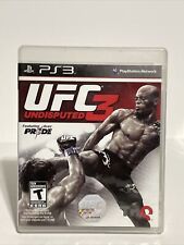 Ps3 UFC Undisputed 3 (Sony PlayStation 3, 2012) Damaged Cover Art With Manual