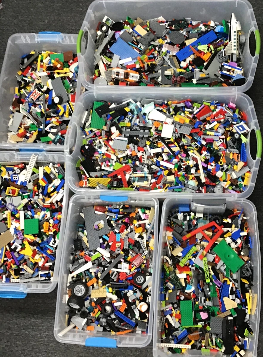 LEGO 1 Pound BUY 5 POUNDS GET 1 POUND FREE Bricks Parts Pieces Bulk Lot