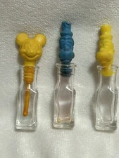 Vintage Disney Egg Die Viles (empty) 3 Viles Total