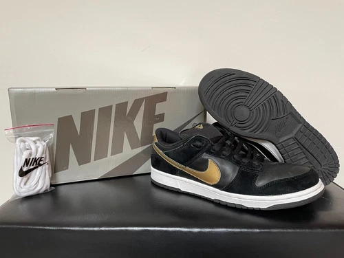 Size 10 - Nike Dunk Low Pro SB Takashi - OG 2003 - Black Gold - Worn Once