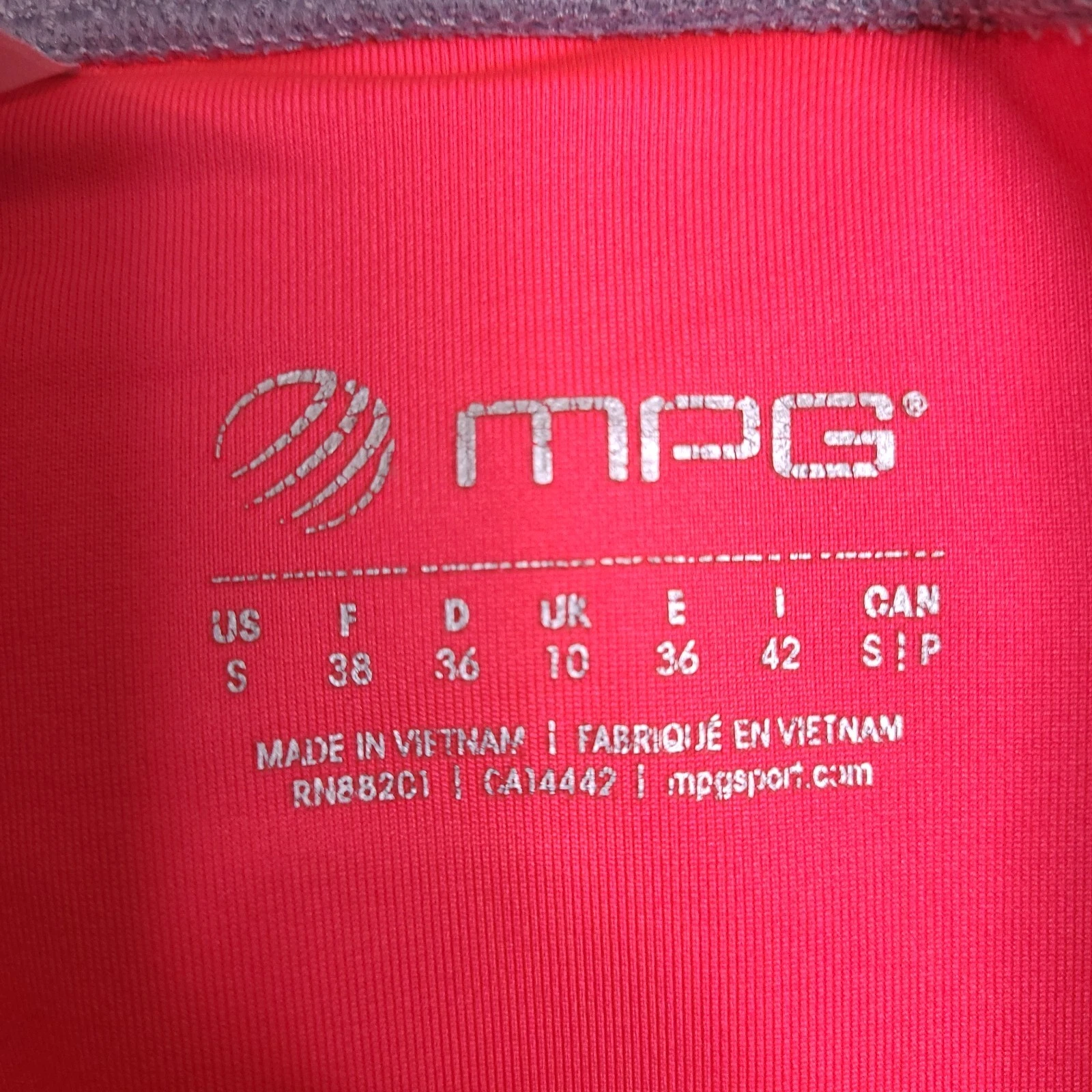 mpg double layer lined pink gym jogging shorts