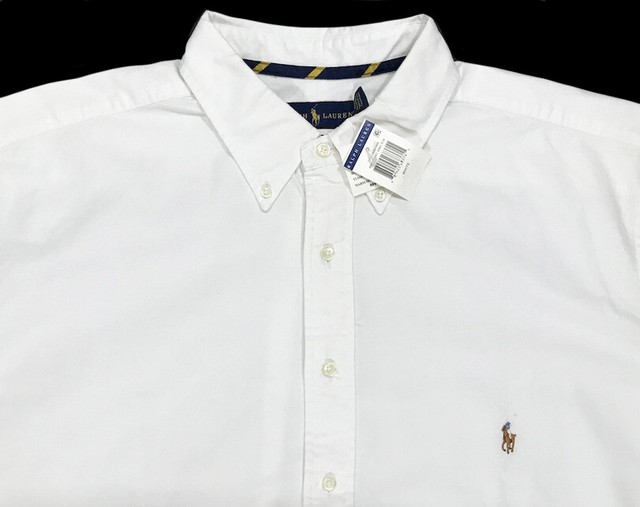 ralph lauren white oxford shirt