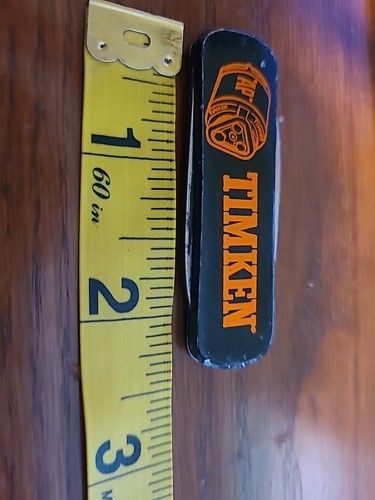 Vtg Imperial Stainless TIMKEN 2 blades Folding manual Pocket Knife advertising - Picture 12 of 12