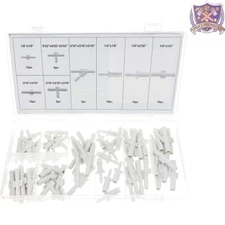 Vacuum Connector Assortment Metal 65 Pieces NPT Tee Automotive Maintenance